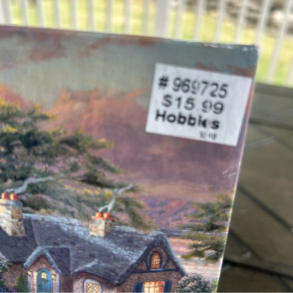Thomas Kinkade 1000 piece jigsaw puzzle boxed Seaside cottage artsy meditation - Picture 4 of 11